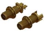 Amphenol PCB Edge Launch Bulkhead Connectors