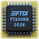 Imagen ampliada de FTDI FT232BM