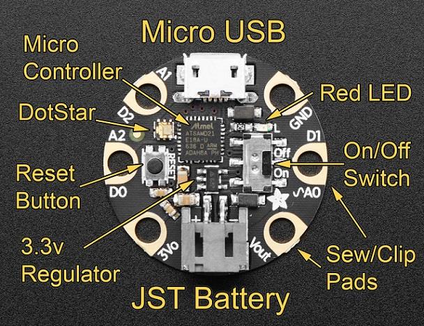 Adafruit GEMMA M0 Development Board