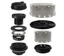 Amphenol Commercial FLS Zhaga Book 18 Receptacles, Bases & Domes