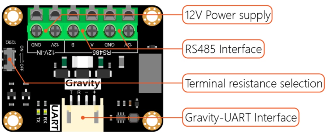 DFRobot Isolated RS485 to UART Signal Adapter Module