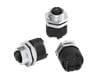 M12 Circular Connectors with Integrated Magnetics