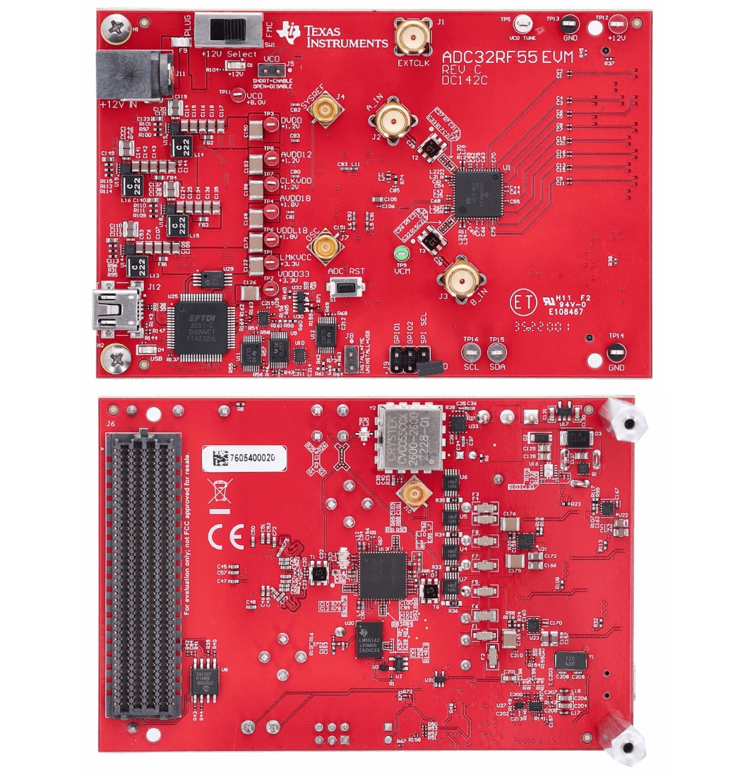 Texas Instruments ADC32RF55EVM Evaluation Module