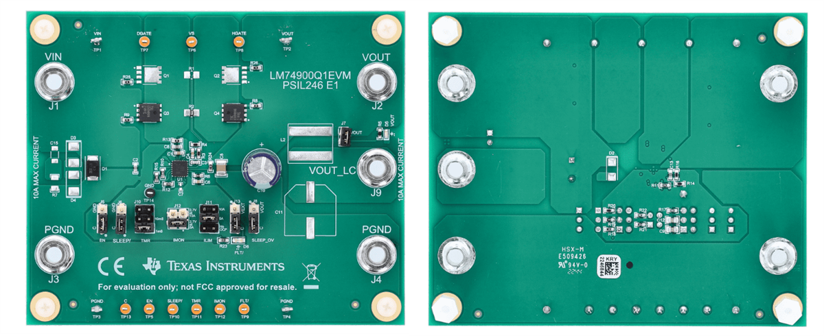 Texas Instruments LM74900Q1EVM Evaluation Module
