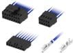 Receptáculos de engarce de cable a placa 2 MM de AMPMODU