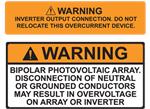 HellermannTyton NEC 2014 Preprinted Solar Labels