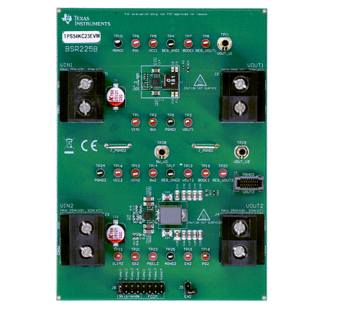 Texas Instruments TPS54KC23EVM Evaluation Module