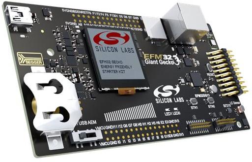 SiLabs's EFM32 Giant Gecko S1 GG11 Development Kit