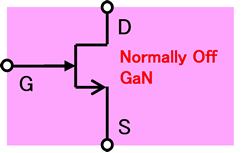 Single Normally Off GIT GaN Device
