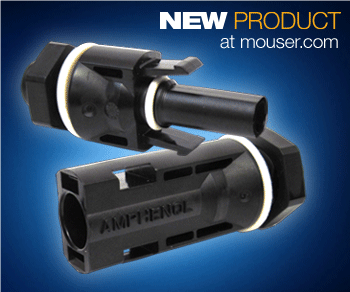 Amphenol Industrial Helios H4 Solar Connectors
Available from Mouser